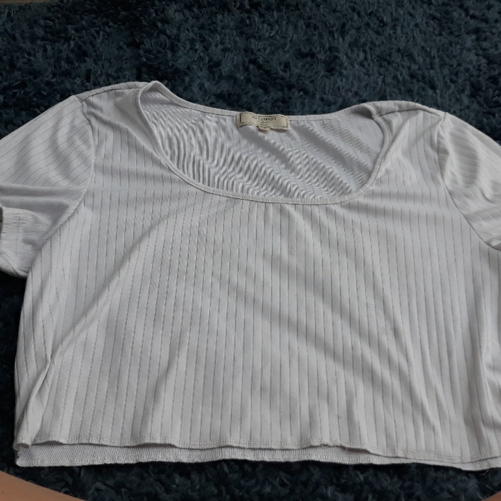 White striped shirt